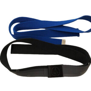 Volcom Adjustable Two-Sided Black Gray Belt